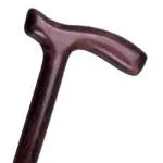BASTONE (M) IN LEGNO DI FAGGIO NATURALE CON MANICO A "T" - lunghezza 92 cm - DA UOMO